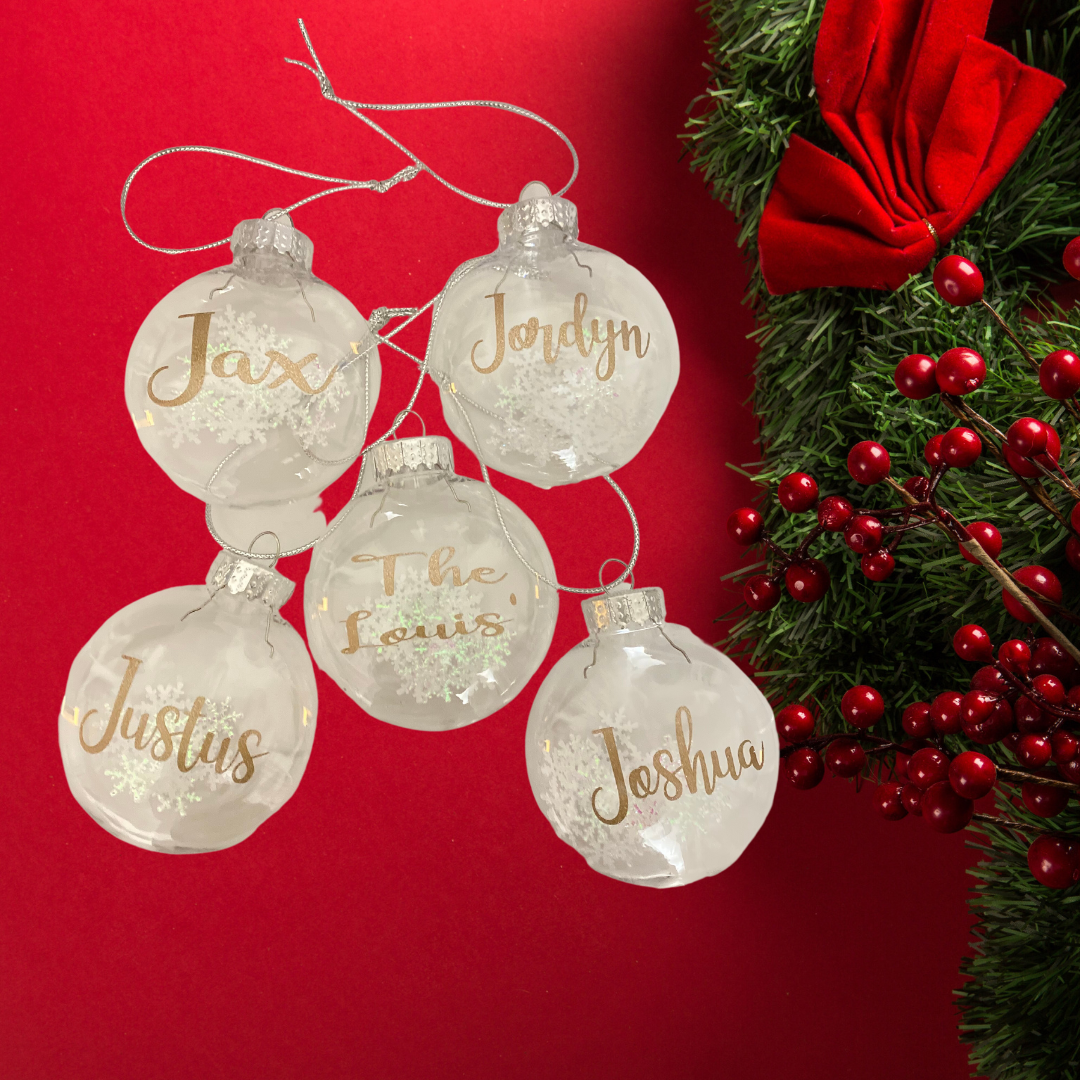 5 Personalized Christmas Ornaments