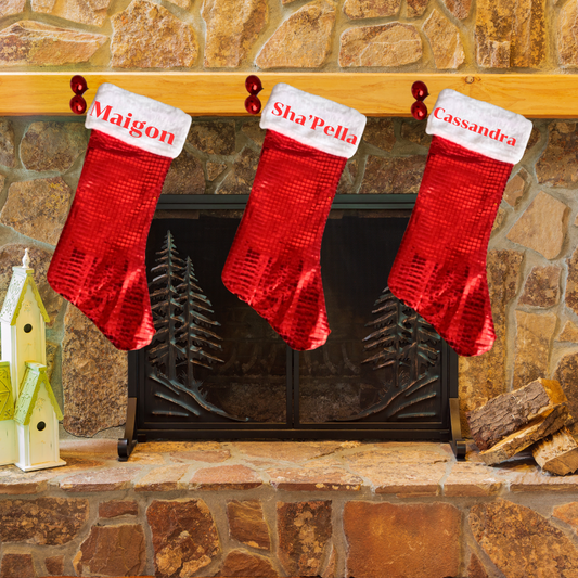 Personalized Red Stocking Stuffer