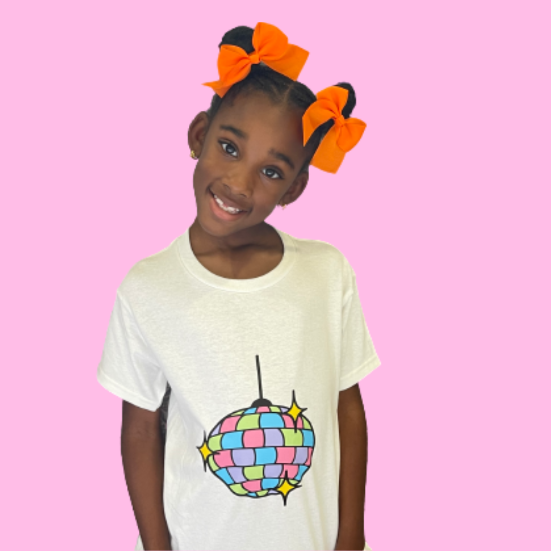 Colorful  Disco Ball T- Shirt