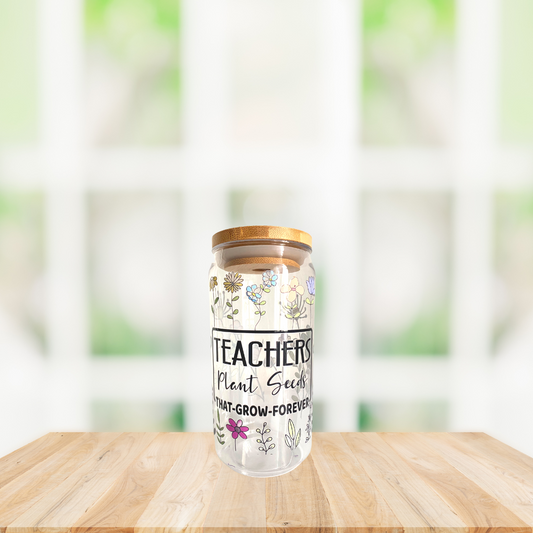 Teachers Plant Seeds Jar